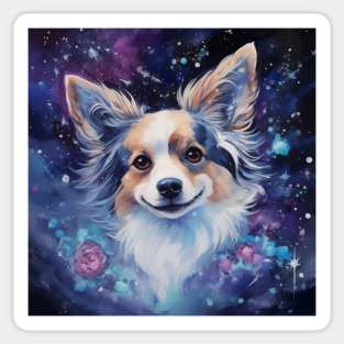 Cute Corgi Art Sticker